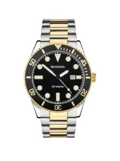 Sekonda Men's Sport Ocean 2-Tone Stainless Steel Bracelet Watch