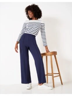 Crew Clothing Westbourne Ponte Trouser - Navy -RIVE IS Clothing Shop VP7FF SQ4 0000000048 NAVY MDd