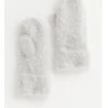 New Look Pale Grey Eyelash Knit Mittens -RIVE IS Clothing Shop VP8JT SQ1 0000000215 LIGHT GREY SLf