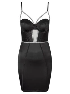 Ann Summers Bodywear Crystalline Dress -RIVE IS Clothing Shop VP9S8 SQ5 0000000004 BLACK MDd1