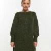 RI Petite Petite Cosy Jumper Dress - Khaki -RIVE IS Clothing Shop VPA8K SQ1 0000000058 KHAKI MDf