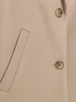 River Island Short Wool Coat - Light Brown -RIVE IS Clothing Shop VPA8M SQ5 0000000143 BROWN MDd1