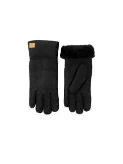 Just Sheepskin Charlotte Sheepskin Gloves - Black