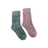 TOTES 2Pack Recycled Chenille Supersoft Slipper Sox -RIVE IS Clothing Shop VPD7Q SQ1 0000000029 MULTI PKf