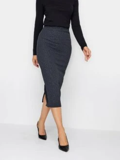 Long Tall Sally Leopard Print Tube Skirt