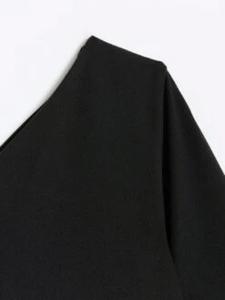 River Island Asymmetric Mini Dress - Black -RIVE IS Clothing Shop VPGHX SQ5 0000000004 BLACK MDd1