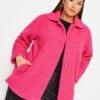 Yours Yours Teddy Fleece Hot Pink -RIVE IS Clothing Shop VPJCC SQ1 0000000063 PINK MDf