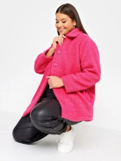 Yours Yours Teddy Fleece Hot Pink -RIVE IS Clothing Shop VPJCC SQ4 0000000063 PINK MDd