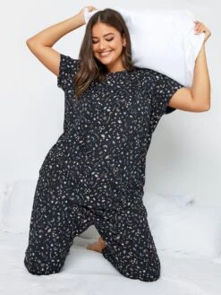Yours Solar Sky Tapered Pj Set