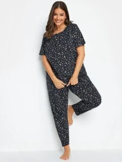 Yours Solar Sky Tapered Pj Set -RIVE IS Clothing Shop VPJES SQ3 0000000020 BLUE MDo