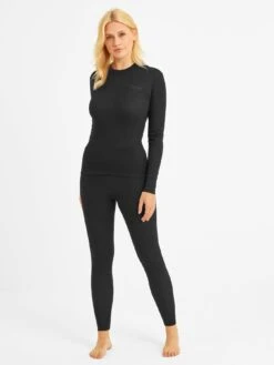 TOG24 Darley Essential Base Layer LS Top And Legging Set - Black