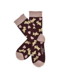 Radley I Love Radley Sock Set - Prairie Pink -RIVE IS Clothing Shop VPKDH SQ5 0000000063 PINK SLd2