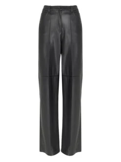 Mint Velvet Black Faux Leather Trousers -RIVE IS Clothing Shop VPOMI SQ4 0000000004 BLACK MDd