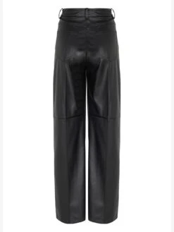 Mint Velvet Black Faux Leather Trousers -RIVE IS Clothing Shop VPOMI SQ5 0000000004 BLACK MDd1