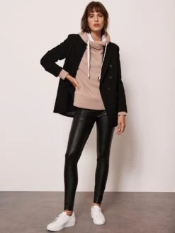 Mint Velvet Faux Leather Tregging