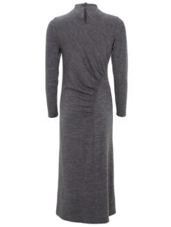 Mint Velvet Ruched Side Jersey Midi Dress -RIVE IS Clothing Shop VPOSD SQ6 0000000005 GREY MDd2