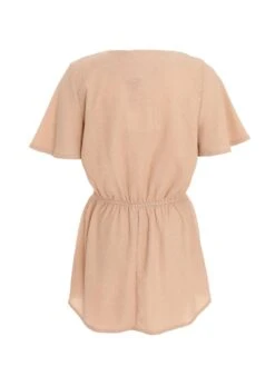 Quiz Stone Textured Peplum Top -RIVE IS Clothing Shop VPWGK SQ5 0000000003 NATURAL MDd1