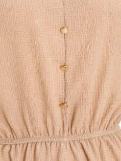 Quiz Stone Textured Peplum Top -RIVE IS Clothing Shop VPWGK SQ6 0000000003 NATURAL MDd2