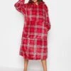 Long Tall Sally Long Tall Sally Check Snuggle Hoodie -RIVE IS Clothing Shop VPXYA SQ1 0000000017 RED MDf