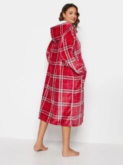 Long Tall Sally Long Tall Sally Check Snuggle Hoodie -RIVE IS Clothing Shop VPXYA SQ2 0000000017 RED MDb