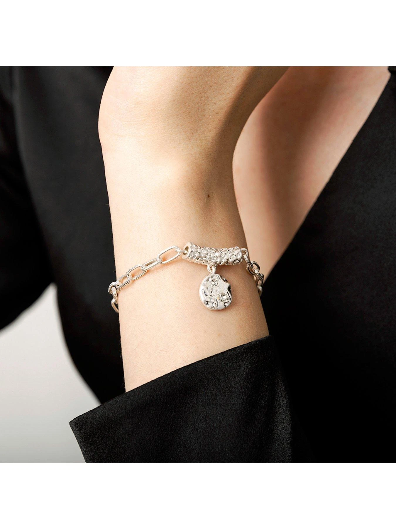 Bibi Bijoux Silver 'Radiance' Bracelet And Earrings Set 7 Bibi Bijoux Silver 'Radiance' Bracelet And Earrings Set - Image 5