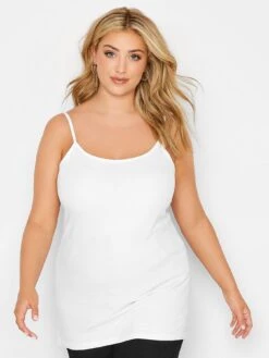 Yours 3 Pack Cami Vest. Black/White/Navy -RIVE IS Clothing Shop VPZ62 SQ3 0000000004 BLACK MDo