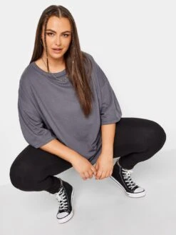 Yours Boxy Tee. Flat Grey -RIVE IS Clothing Shop VPZ7L SQ4 0000000005 GREY MDd