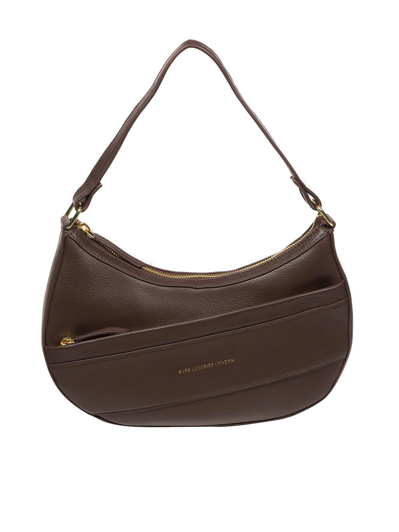 Pure Luxuries London Emma Hot Fudge Nappa Leather Grab Bag 3 Pure Luxuries London Emma Hot Fudge Nappa Leather Grab Bag