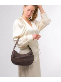 Pure Luxuries London Emma Hot Fudge Nappa Leather Grab Bag 8 Pure Luxuries London Emma Hot Fudge Nappa Leather Grab Bag -RIVE IS Clothing Shop VPZ81 SQ2 0000000143 BROWN MDd