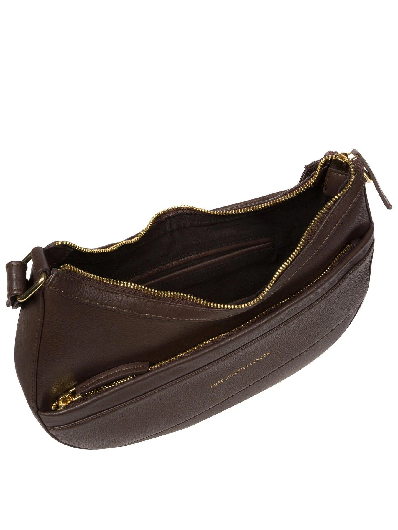 Pure Luxuries London Emma Hot Fudge Nappa Leather Grab Bag 6 Pure Luxuries London Emma Hot Fudge Nappa Leather Grab Bag - Image 4