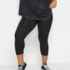 Yours Cotton Crop Legging Black -RIVE IS Clothing Shop VPZEV SQ1 0000000004 BLACK MDf
