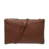 Pure Luxuries London Anya Dark Tan Nappa Leather Cross Body Bag -RIVE IS Clothing Shop VPZGH SQ1 0000000143 BROWN SLf