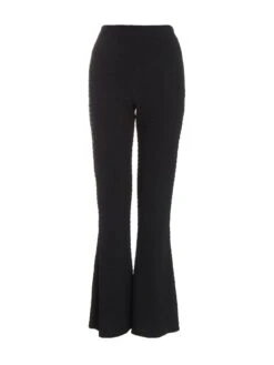 Quiz Black Textured High Waisted Trousers 11 Quiz Black Textured High Waisted Trousers -RIVE IS Clothing Shop VQ50H SQ4 0000000004 BLACK MDd
