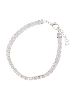 Accessorize Sterling Silver Plated Tennis Bracelet