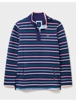 Crew Clothing Half Button Sweat - Multi -RIVE IS Clothing Shop VQ8J2 SQ3 0000000029 MULTI MDo