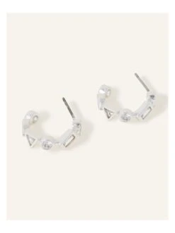 Accessorize Sterling Silver-Plated Celestial Cluster Hoops -RIVE IS Clothing Shop VQ8K9 SQ3 0000000029 MULTI SLd