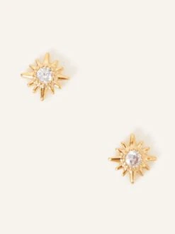 Accessorize Z Boxed Crystal Star Studs