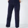 Crew Clothing Cord Wide Leg Trouser - Navy -RIVE IS Clothing Shop VQ8LC SQ1 0000000048 NAVY MDf