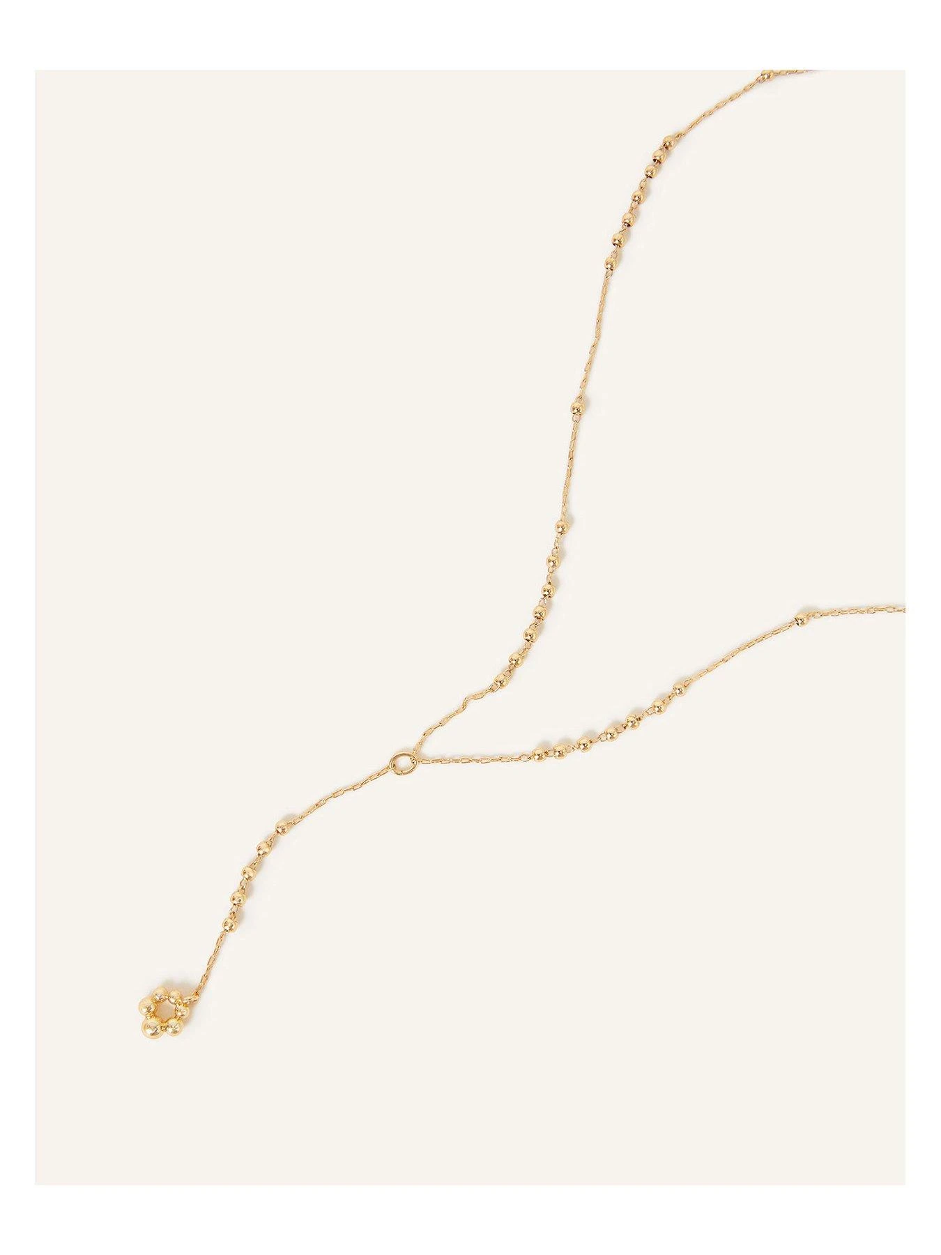 Accessorize 14Ct Gold-Plated Y-Chain Necklace 5 Accessorize 14Ct Gold-Plated Y-Chain Necklace - Image 3