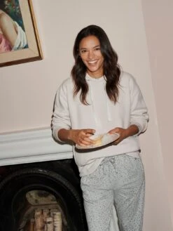 Crew Clothing Relaxed Hoodie - White -RIVE IS Clothing Shop VQ8PJ SQ6 0000000013 WHITE MDd2