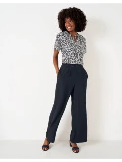 Crew Clothing Jacquard Trouser - Black -RIVE IS Clothing Shop VQ8QI SQ4 0000000004 BLACK MDd