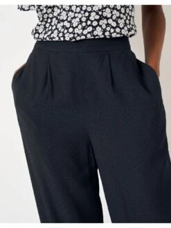 Crew Clothing Jacquard Trouser - Black -RIVE IS Clothing Shop VQ8QI SQ5 0000000004 BLACK MDd1