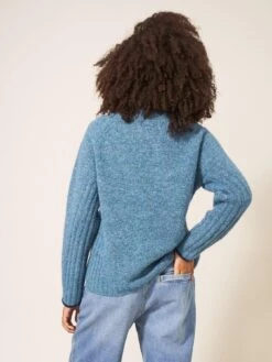 White Stuff Medway Jumper - Blue -RIVE IS Clothing Shop VQ8QU SQ2 0000000020 BLUE MDb