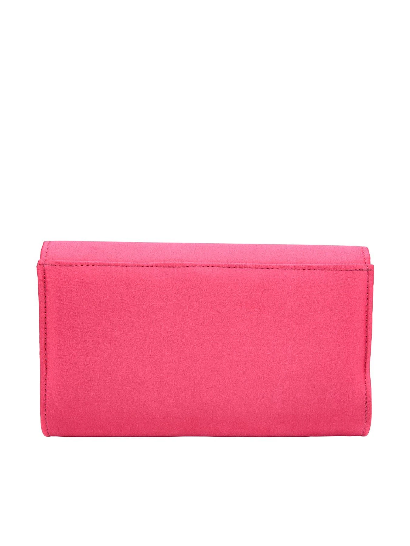 Ravel Ardee Magenta Pink Satin Clutch Bag - Magenta Pink Satin 4 Ravel Ardee Magenta Pink Satin Clutch Bag - Magenta Pink Satin - Image 2