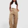 Boohoo Plus Plus Pocket Detail Cargo Trouser - Beige -RIVE IS Clothing Shop VQGPK SQ1 0000000108 BEIGE MDf