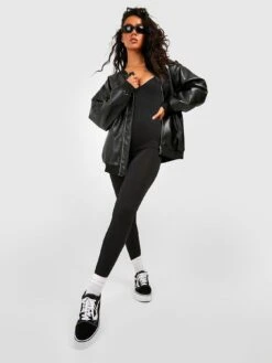 Boohoo Seamless Ribbed Unitard - Black -RIVE IS Clothing Shop VQGW5 SQ3 0000000004 BLACK MDo