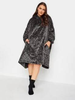 Yours Animal Heart Snuggle Hoodie -RIVE IS Clothing Shop VQJ3U SQ3 0000000005 GREY MDo