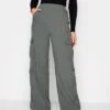 Long Tall Sally Elastic Waist Grey Cargos 34 Inch -RIVE IS Clothing Shop VQJCN SQ1 0000000005 GREY MDf