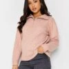 PixieGirl Petite Zip Funnel Neck Jumper -RIVE IS Clothing Shop VQL7B SQ1 0000000063 PINK MDf