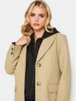 PixieGirl Petite City Coat -RIVE IS Clothing Shop VQL80 SQ4 0000000159 NUDE MDd